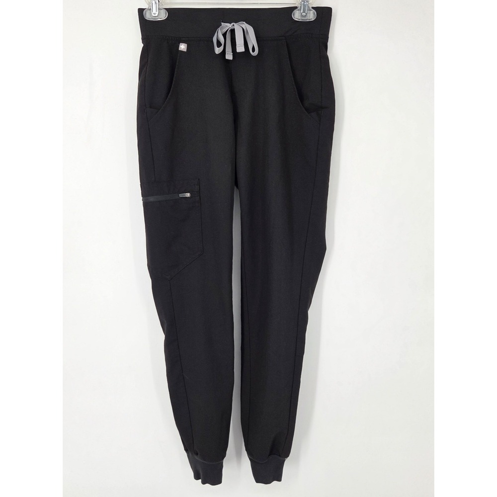 FIGS Technical Collection Zamora Jogger Scrub Pants Women's XXS Black